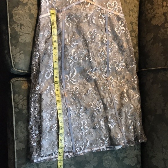 Express Lace Sequin Halter Dress NWT - Picture 4 of 4